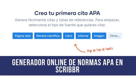 generador de normas apa|Normas APA: Generador Automático de Bibliografía